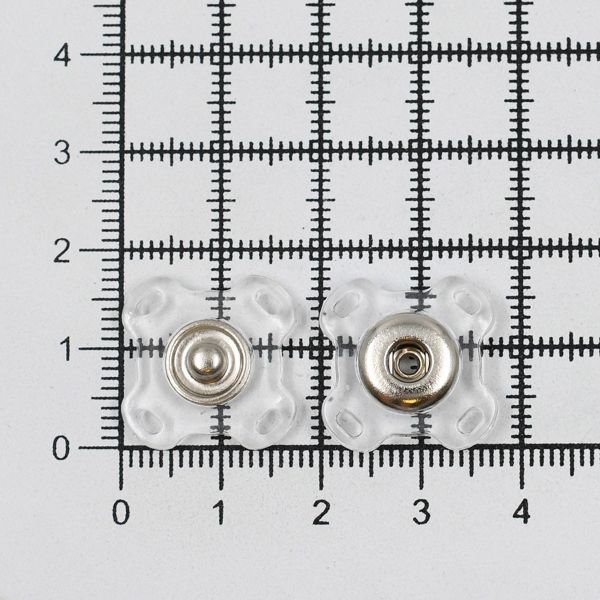 Кнопка пришивная металл ⌀21.0 мм, металл, clear, 10 шт