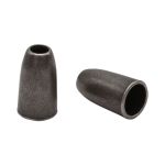 Наконечник для шнура металл колокол ⌀3,5/6,5 мм, 14х8 мм, мет. цв.т.серебро, 20 шт