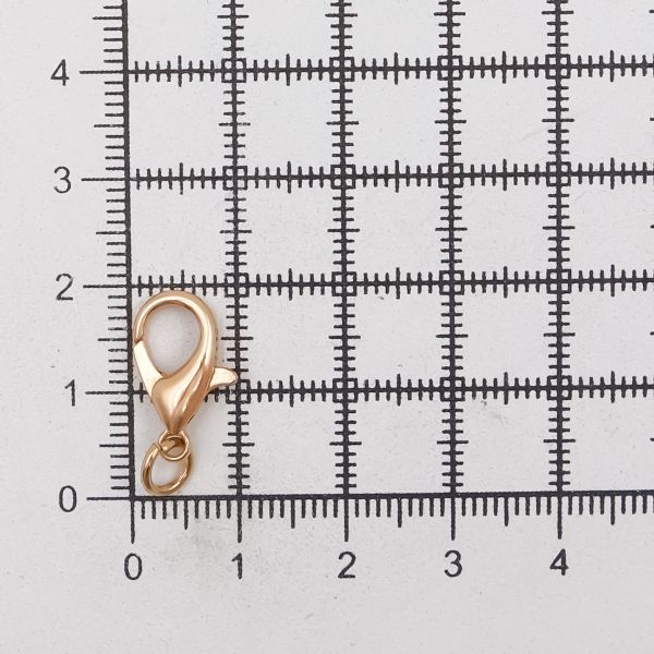 Замок для бус 21х10 мм (in 5 мм), золото цв.02, ГМХ14167, 20 шт