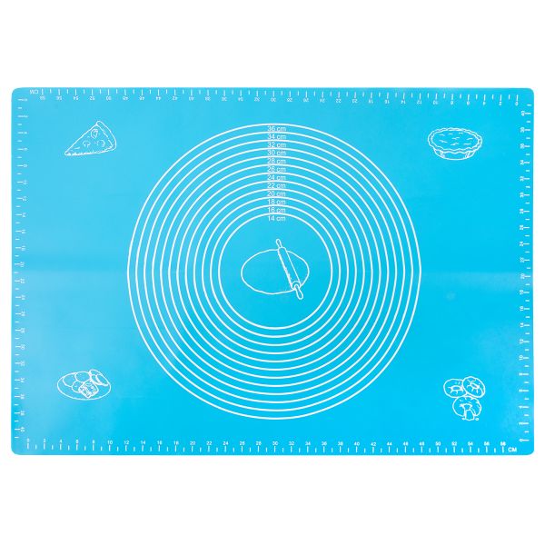 Мат для выпечки 45х64 см, 1 шт, №02 синий, S-Chief SHF-0127