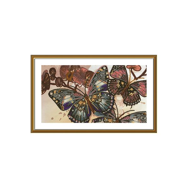 Набор для вышивания бисером Нова Слобода, Мотыльки 21х38 см