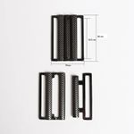 Пряжка-застежка 50.5 мм (внешн. 56х39 мм), 4 шт, чер.никель, BIG