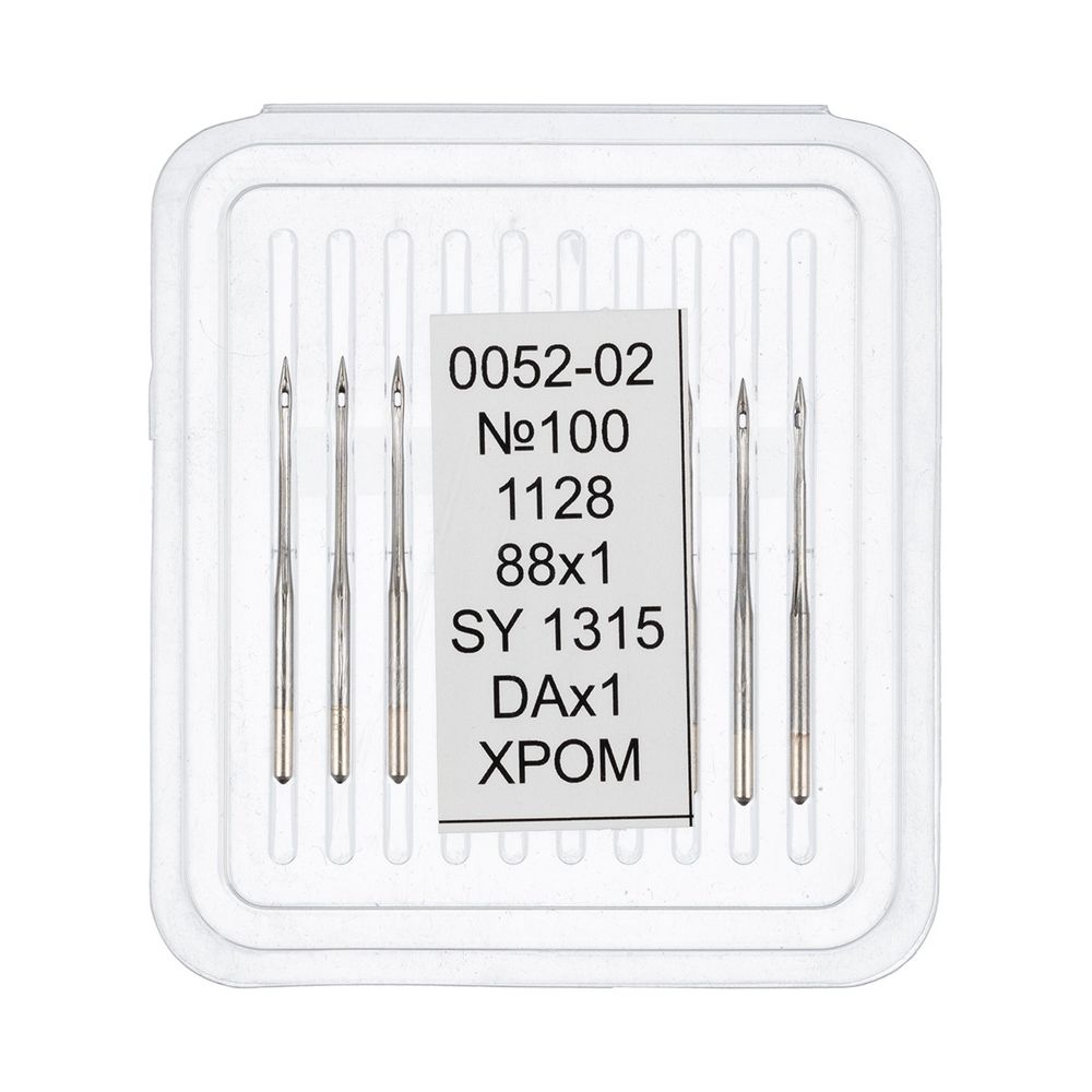 Иглы для промышленных швейных машин Арти 0052-02 (№90-120), 10 шт, №100