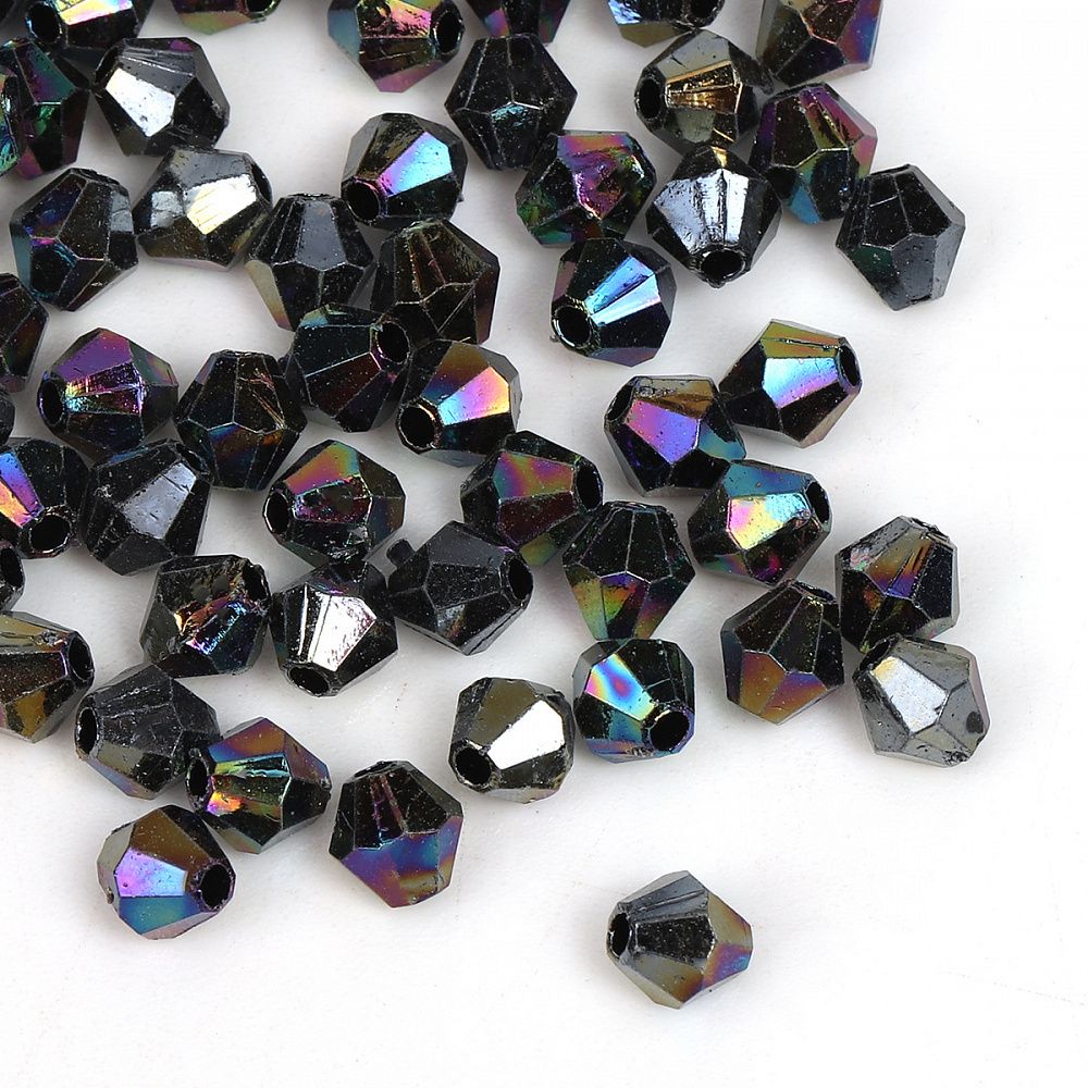 Бусины пластик ⌀6 мм, MG3246.цв.мультицвет, 500 г, Magic4Hobby