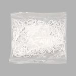 Крючки шторные для карниза 26.5 мм, улитка усиленные, пластик, белый, 100 шт/упак