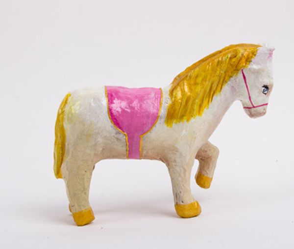 Заготовка из папье-маше Лошадь, 13.5х3.5х11.5 см, PAM-064 Love2art