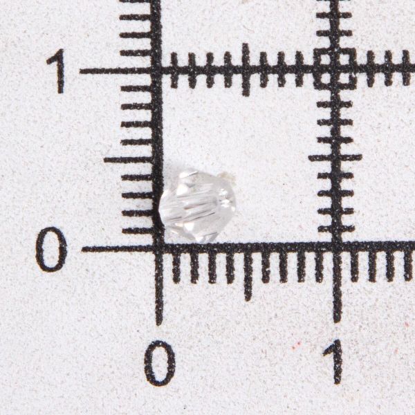 Бусины стекло 4х4 мм, 40 шт., Astra&Craft, 802 прозрачный, Z-439