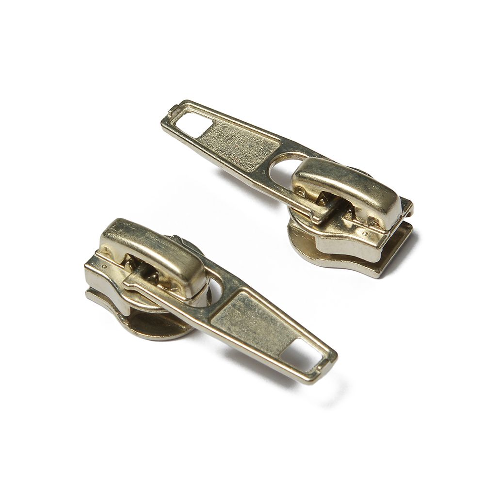 Слайдер (замок) для молнии спираль Т5 (5 мм), автомат, цв.никель уп.1000 шт