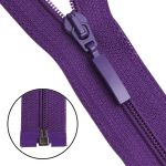 Молния спираль (витая) Arta Т5 (5 мм) 1 зам., разъем., 40 см, цв. 865 яр.фиолетовый, уп.5 шт