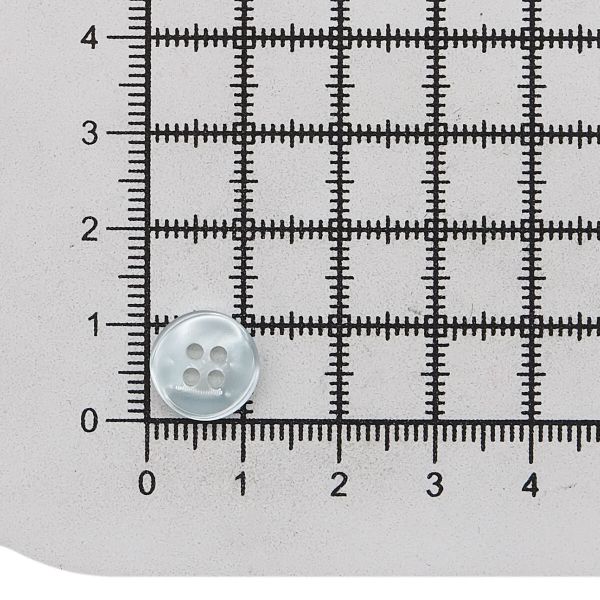 Пуговицы 4 прокола 18L (11мм), (col.12 голубой) CB, 72 шт