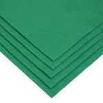 Фетр листовой 1 мм, 20х30 см, 5 шт, 049 т.зеленый, Blitz FKC10-20/30