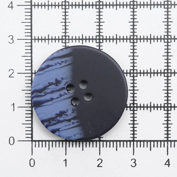 Пуговицы 4 прокола 44L=28 мм, пластик, col.E темно-синий, 36 шт, CN2824