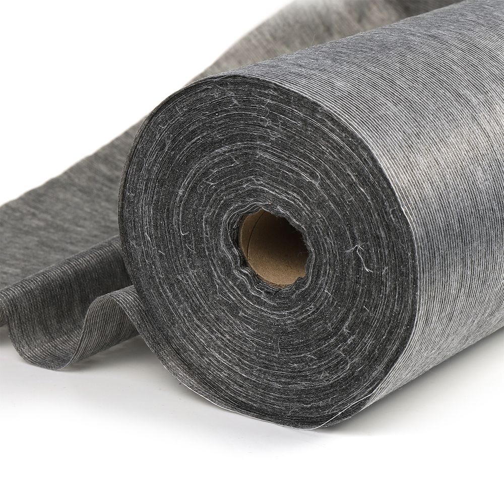 Флизелин клеевой точечный нитепрошивной 44 г/м², цв.серый, шир.90см, 100м