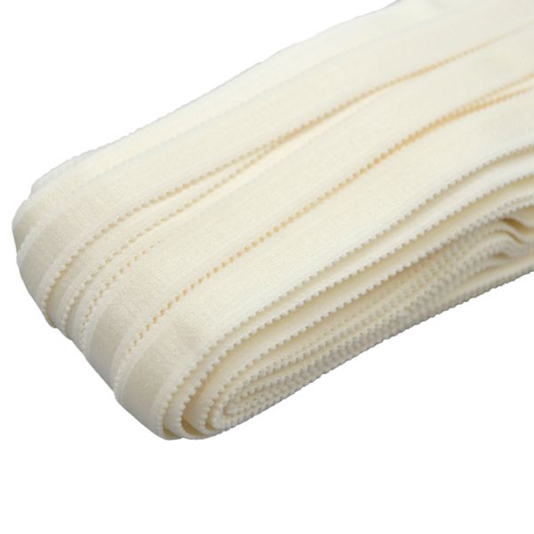 Резинка бельевая (бретелечная) атласная 16.0 мм / 25 метров, сливочный