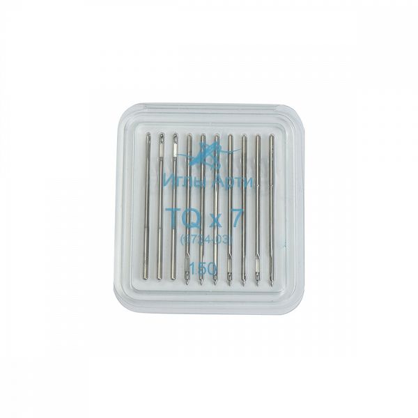 Иглы для промышленных швейных машин арт.0724-03 №150 для плоских пуговиц к ПШМ уп.10игл