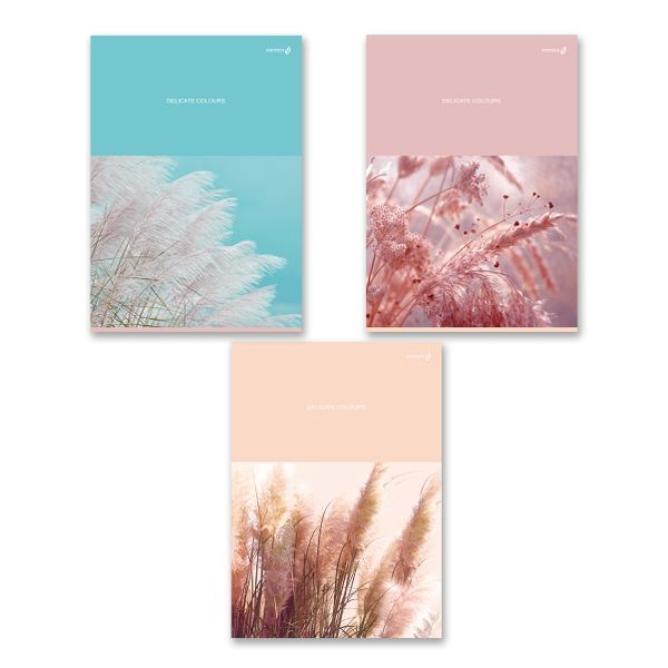 Тетрадь ученическая общая, A4 96 л. на скобе 65 г/м², белизна 100%, 6 шт, клетка, 000464 Бронзовый ковыль, Светоч 96ТСК4_0_2_1