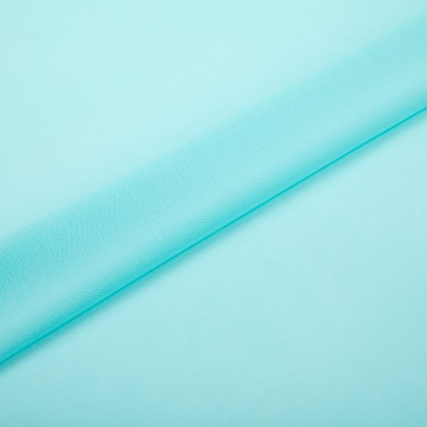 Ткань блузочная Poly Chiffon 84 г/м², 150х147 см, 19 бирюзовый, Gamma PC-02