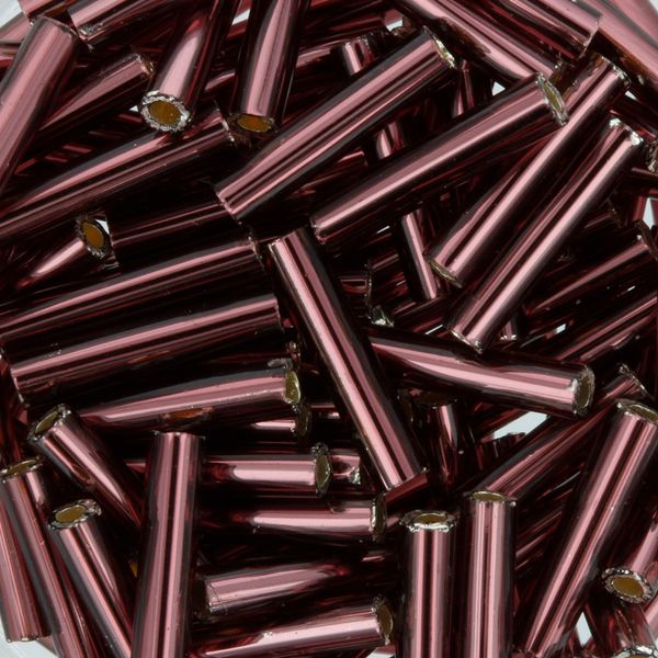 Бисер Toho Bugle 3 (9 мм), 25 г (5х5 г), 0026C фиолетовый