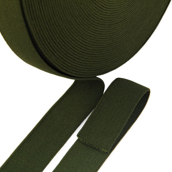 Резинка башмачная 30.0 мм / 20 метров, 825113 оливковый, Gamma 9с769 Ч