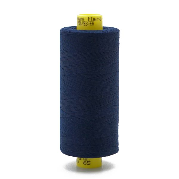 Нитка особо тонкая Gutermann Mara №150 (150/2), 1000 м, 713953, цв. 065 черничный, 1 катушка