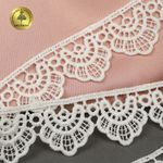 Кружево гипюр (плетёное) 25 мм / 3 метра, арт.0461, цв.01 белый