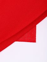 Канва для вышивания крупная, 854 (10х44кл) 40х50 см, цв. красный