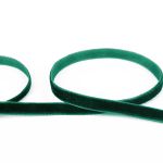 Лента бархатная (тесьма) 12.0 мм / 16.5±1 метра, 036 т-изумрудный, Blitz VR-12