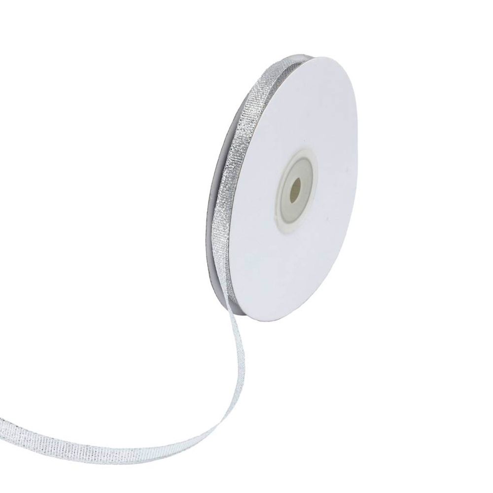 Лента металлизированная 6.0 мм, 32,9м 0080-0600 (серебро)