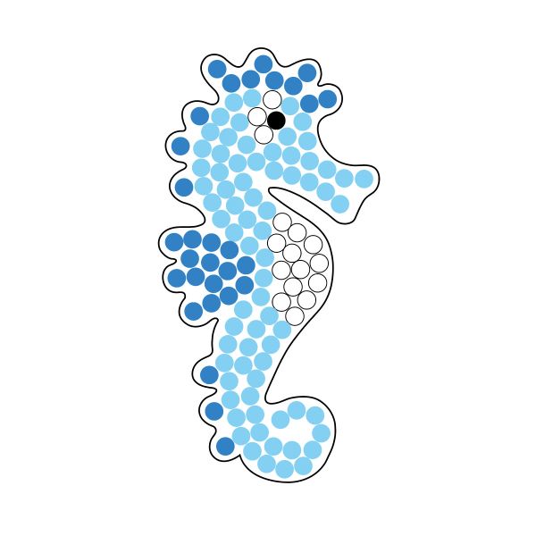 Термомозаика, №08 Морской конек, Hobbius TLS-01