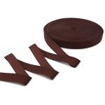 Стропа (ременная лента) 25 мм / 50 метров, толщ. 0.5 мм, [15.5 г/пог.м], 100% п/э, 007 коричневый, S090385