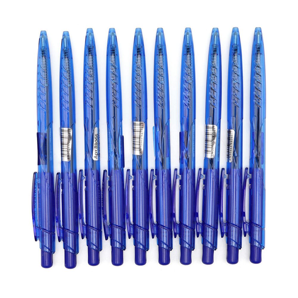 Набор шариковых авторучек 0,7 мм POINT цвет чернил синий, 10 шт, 70826