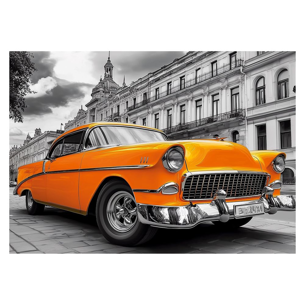 Пазл. Премиальная коллекция 1000 элементов, TOP-PZL-1000/05 Оранжевое ретро, Фрея