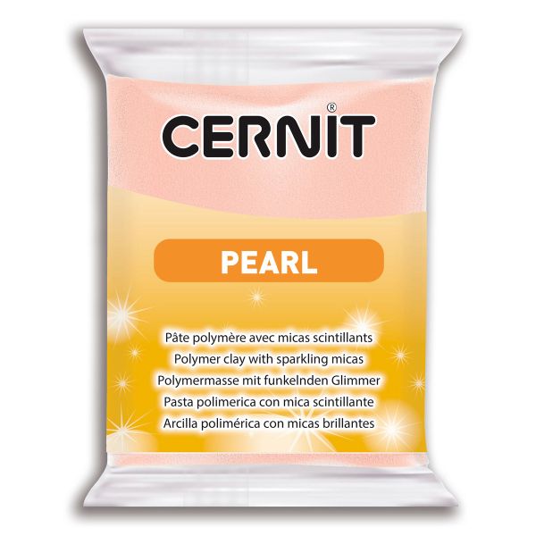 Полимерная глина запекаемая Cernit Pearl 56 гр, 475 розовый