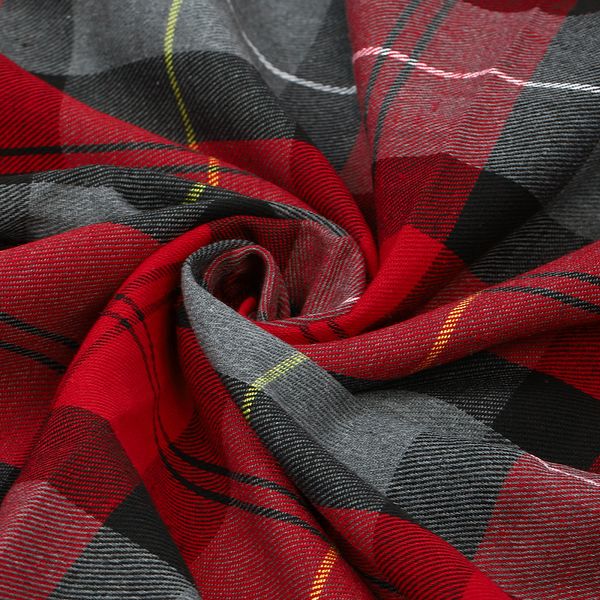 Фланель рубашечная 150 г/м², 150 см / 2 метра, TBY.Fl.T399.2, цв.399 красный