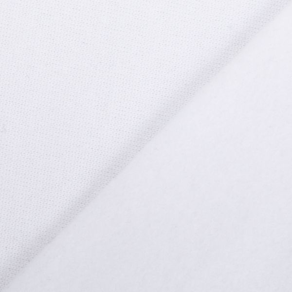 Футер 2-нитка с начесом 275 г/м², 150х180±5 см, белый/white, Gamma DBKTN