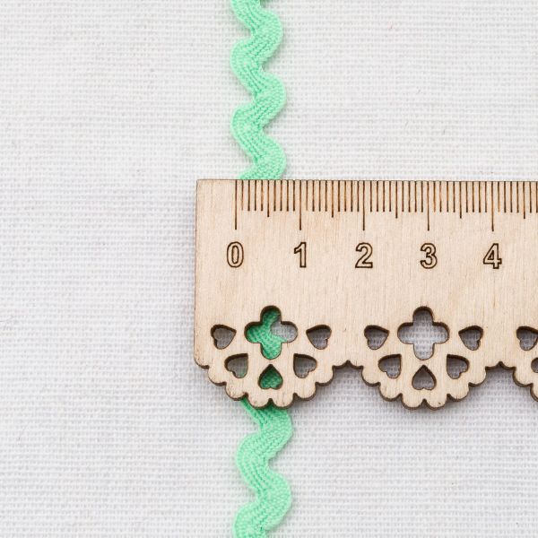 Тесьма вьюнчик 5мм / 20м (мята), С3582(С3581)