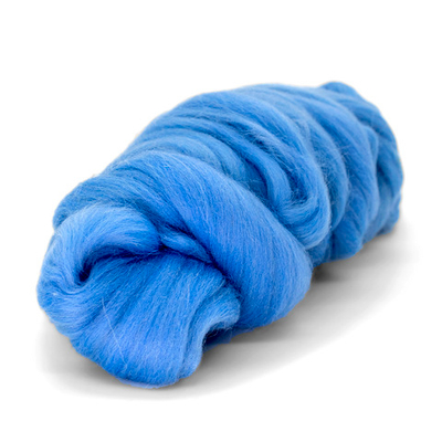 Шерсть для валяния Камтекс Лента для валяния п/тонкая 1х50 г, (25-28 мкр), 2.1 м, 017 лесной колокольчик, 614644-31