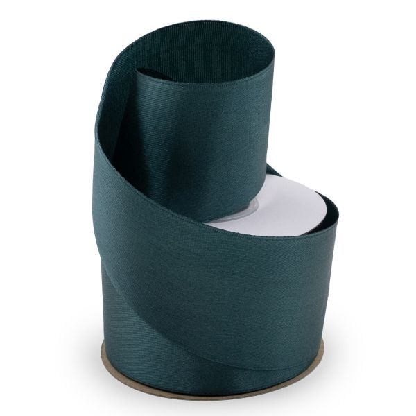 Лента атласная 1-сторонняя 50.0 мм / 22.86±1 метров, (аналог 481017), 124 темная бирюза, Globus