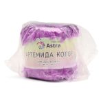 Пряжа Astra Premium (Астра Премиум) Артемида Колор / уп.1 мот. по 150 г, 80 м, 01 фиолетовый секционный