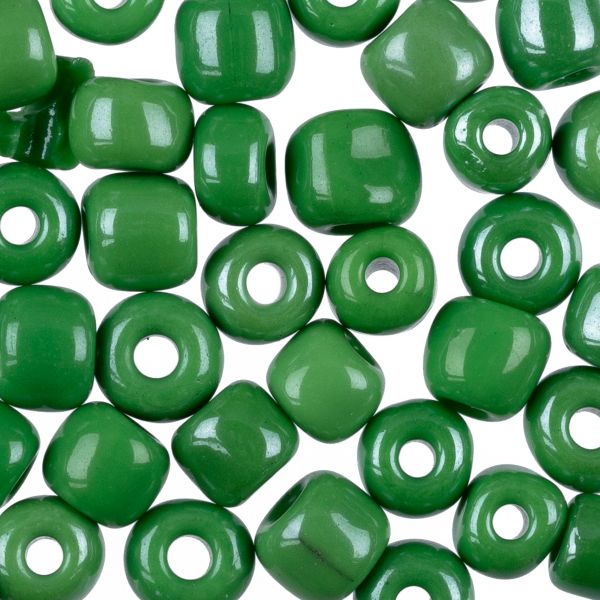 Бисер Zlatka 6/0 (4.1 мм), 100 г (10х10 г), №0127 зеленый, GR