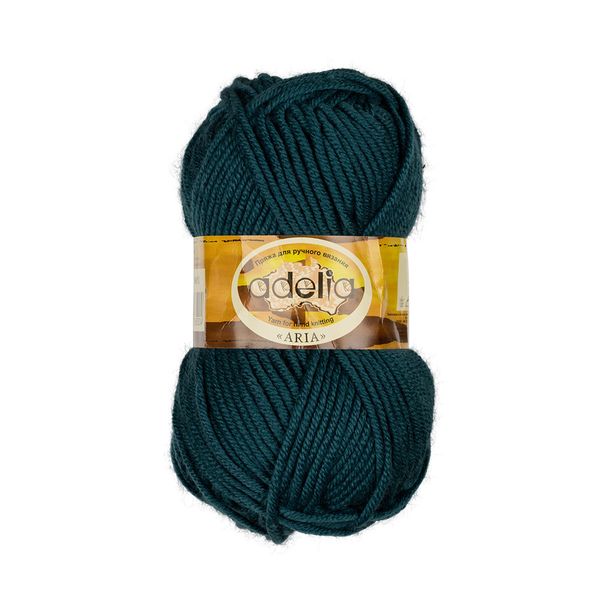 Пряжа Adelia Aria / уп.5 мот. по 100г, 100м, 10 т.зеленый