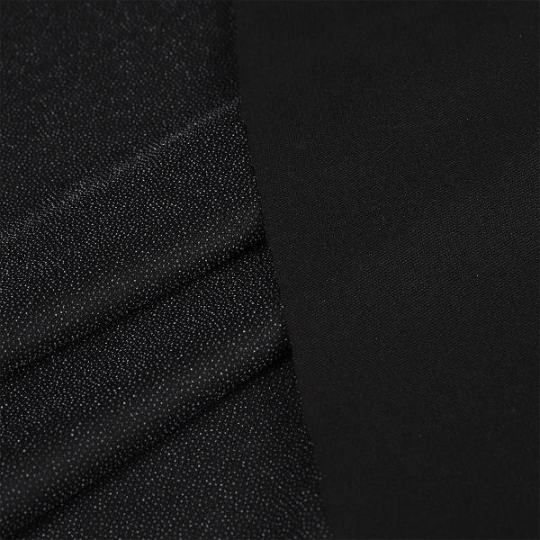 Дублерин трикотажный 50 г/м², 150 см / 100 метров, 9506BL черный