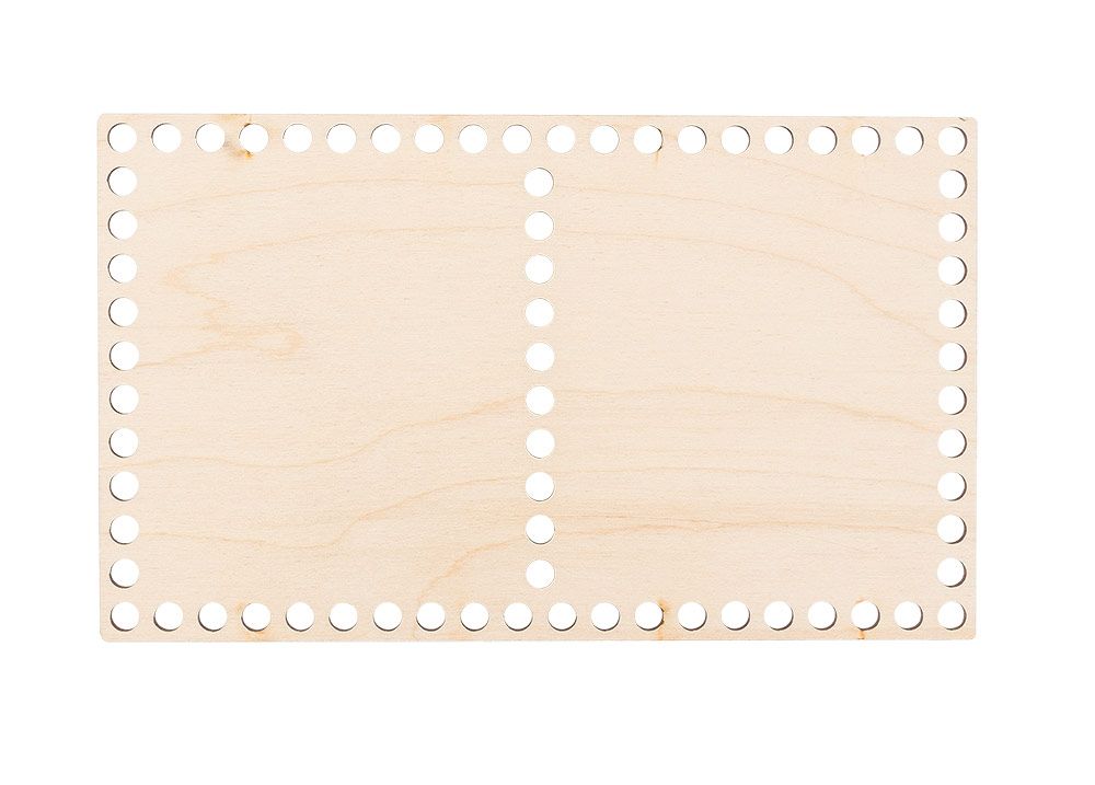 Заготовка из фанеры Панно с перфорацией Двойное, 15х25х0.4 см, Mr.Carving БА-47