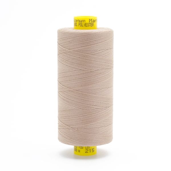 Нитка универсальная Gutermann Mara 120/2, 1000 м, 700207, 215 темно-бежевый, 1 катушка