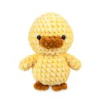 Набор для вязания игрушки Miadolla AMG-MN-0142, Уточка (велюр), 10 см