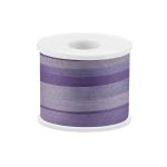 Лента (тесьма) шелковая 7.0 мм / 45.5±0.5 метров, M030 сиреневый/т.сиреневый, Gamma SRM-7