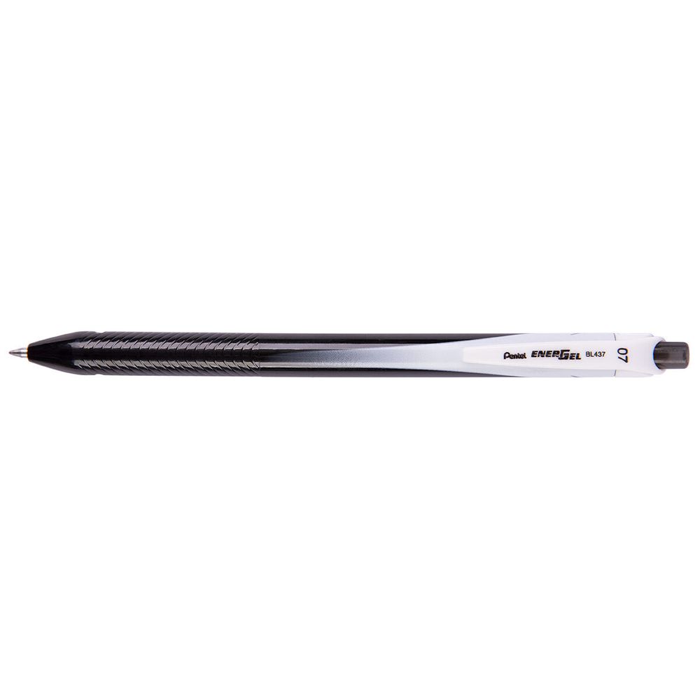 Ручка гелевая автоматическая Energel, одноразовая 0.7 мм, 12 шт, BL437-A, Pentel