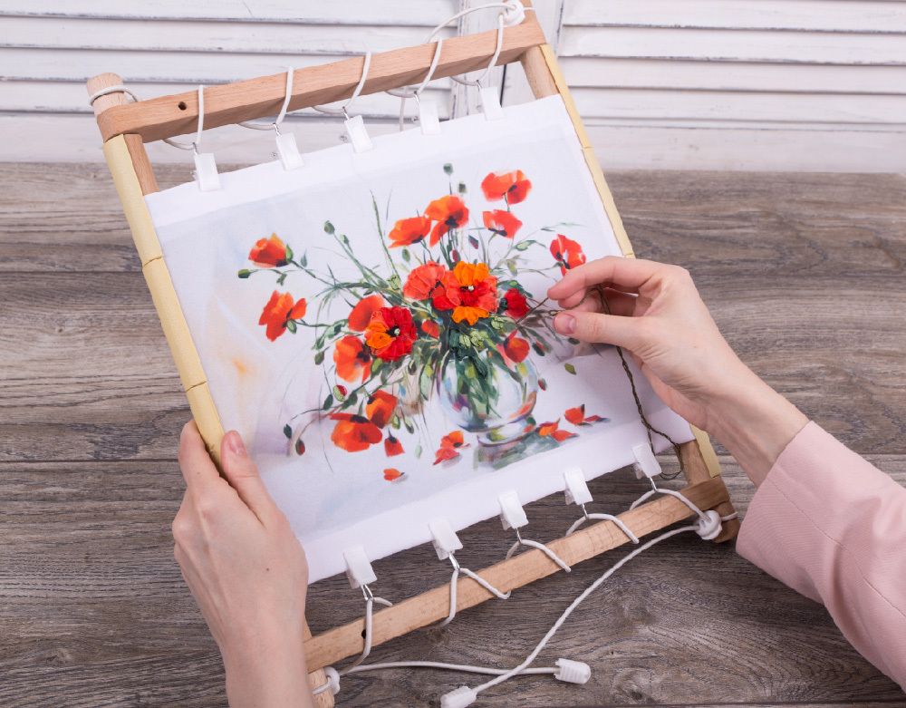 Приспособление для бокового натяжения канвы 100 см, 2 шт, Gamma LTC-02