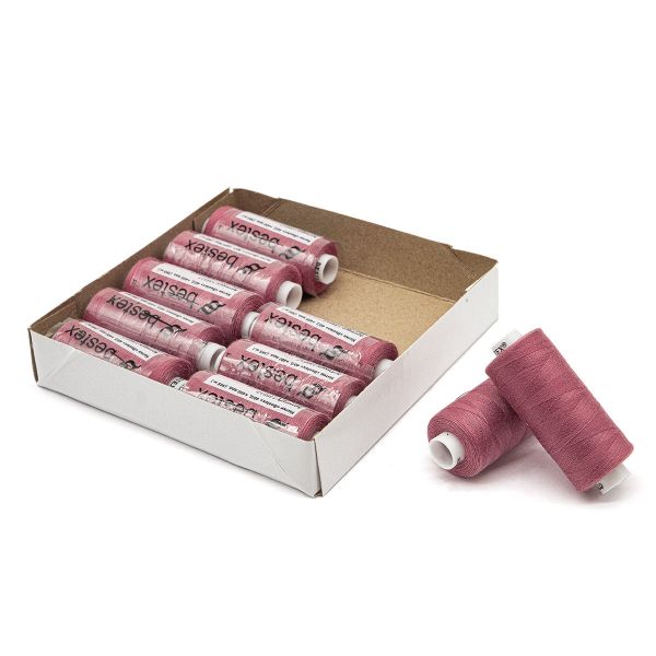 Нитки швейные бытовые Bestex 40/2, 365 м (400 ярд) / 10 кат., 031 темно-розовый