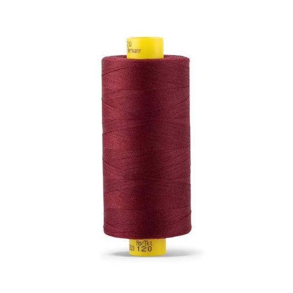 Нитка универсальная Gutermann Mara 120/2, 1000 м, 700207, 369 винный, 1 катушка
